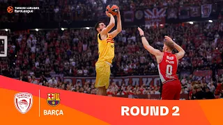 Olympiacos Piraeus-FC Barcelona | Round 2 Highlights | 2023-24 Turkish Airlines EuroLeague