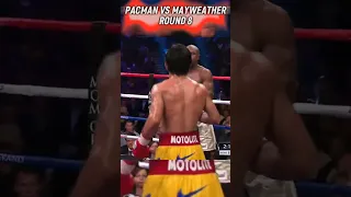 PACQUIAO VS MAYWEATHER "ROUND 8" HIGHLIGHTS #shorts #mannypacquiao #mayweather