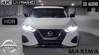 2021 Nissan Maxima SV | 4K HDR 60FPS | POV Night Drive | Binaural Audio