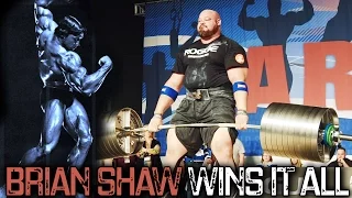BRIAN SHAW WINS Arnold Strongman Classic 2017
