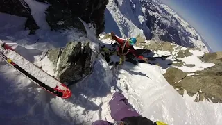 The Cosmique Couloir, Chamonix