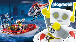 Kann ein Boot auf dem Wasser brennen? 🚨ROBert erklärt | PLAYMOBIL Kinderfilm