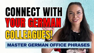 EASY German Phrases for the OFFICE | Practical Business German