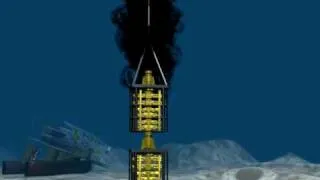 Adding Another Blow Out Preventer - Stopping the Oil Leak in the Gulf Oil Spill - Animations for CNN