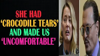 Juror Reveals Why Amber Heard Lost: She Had ‘Crocodile Tears’ and Made Us ‘Uncomfortable’