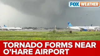 Tornadoes March Across Northern IL, Chicago Metro; Passengers Ushered Underground At O'Hare Airport