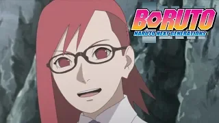 Sarada Meets Karin | Boruto: Naruto Next Generations