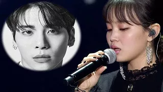 Lee Hi breaks down crying while singing “Breathe” at Golden Disc Awards