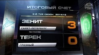Highlights Zenit vs Terek (3-0) | RPL 2015/16