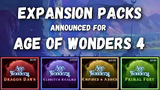 4 Expansion Packs Included in Age of Wonders 4 Premium Edition!