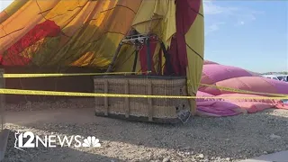 A scare in the sky: Hot air balloon crashes in north Phoenix