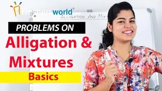 Alligation and Mixture - Problems on Alligation and Mixture -1 – Basics| Shortcuts