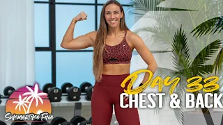 40 Minute Chest & Back Attack Workout | STF 2023 - Day 33