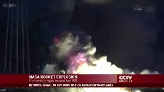 Antares Rocket explodes moments after launch