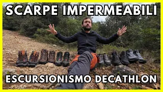 Scarpe impermeabili trekking Decathlon - vediamo le migliori!