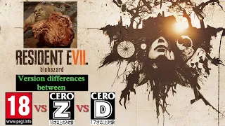 [HD] ALL Censorships & Differences in Resident Evil 7 Biohazard (DLC Included)