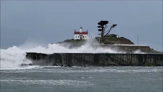 Storm hit Crescent City Ca. today Dec 27th 2023