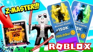 ЧИТЕРСКИЕ ПИТОМЦЫ Z-MASTER В ЛЕГЕНДЫ НИНДЗЯ! СУПЕРСКАЯ ОБНОВА! ROBLOX Ninja Legends