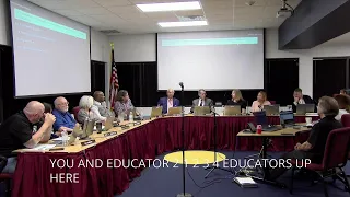 Mt Olive Board of Education Meeting 9/12/22