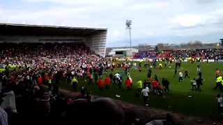 Bloomfield Road pitch invasion