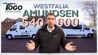 Was verändern 60 cm? Wir vergleichen den WESTFALIA AMUNDSEN 540 D mit dem AMUNDSEN 600 D - MJ 2022