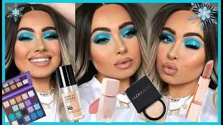 Chit Chat GRWM | Icey Baby Blue Glam Makeup Tutorial ❄️ NEW Makeup