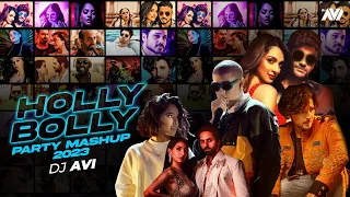 HollyBolly Party Mashup 2023 | Dj Avi  | Sukhen Visual | Best Of Latest Party Songs