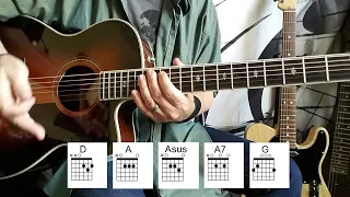 ACROSS THE UNIVERSE GUITAR LESSON - How To Play Across The Universe By The Beatles