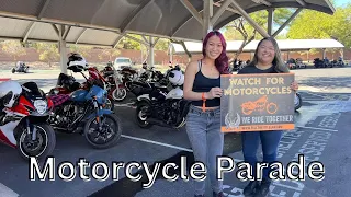 My First Motorcycle Parade For Motorcycle Awareness With My Kawasaki Vulcan S 650 😎🏍️🤩🖤