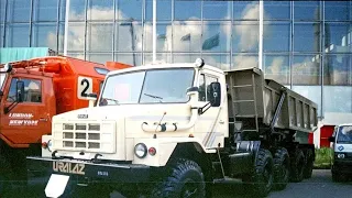 Московский автосалон 1995 года   НОВЫЕ грузовики Камаз Маз Газ и автобусы ПОШЛИ В СЕРИЮ