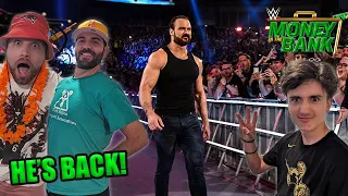 DREW MCINTYRE RETURNS AT WWE MONEY IN THE BANK 2023 TO FEUD WITH GUNTHER!!! (LIVE REACTION)