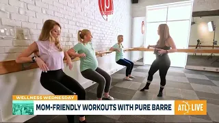 Bump friendly exercises with Pure Barre