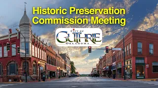 11/6/23 HISTORIC PRESERVATION COMMISSION MEETING