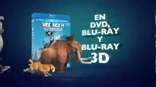 ICE AGE 4 EN DVD, BLU-RAY Y BLU-RAY 3D A LA VENTA EL 28 DE NOVIEMBRE