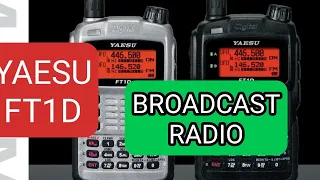 YAESU FT1D Broadcast Radio - Triple Receive