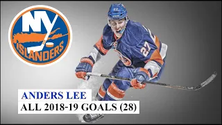 Anders Lee (#27) All 28 Goals of the 2018-19 NHL Season