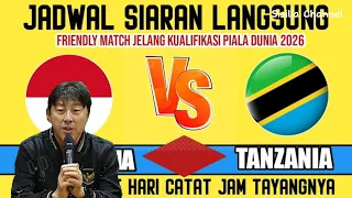 🔴 SEDANG BERLANGSUNG INDONESIA VS TANZANIA - PEMAIN ABROAD TAMPIL MENGGILA - GAMEPLAY ❗