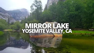 Exploring Mirror Lake in Yosemite Valley, California USA Hiking Tour #mirrorlake #yosemitevalley