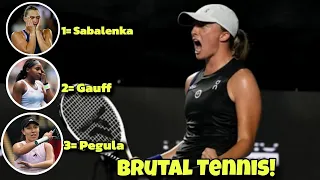 When Iga Swiatek Destroy 3 World-Class Tennis Players!