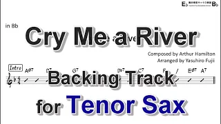 Cry me a River - Backing Track with Sheet Music for Tenor Sax