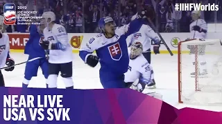 Tatar surprises Schneider under the arm | Near Live | 2019 IIHF Ice Hockey World Championship