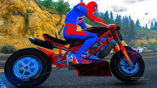 GTA 5 Slow Motion Motorcycle Crashes Episode Ragdolls (Euphoria Physics,Crashes,Funny Moments) 04