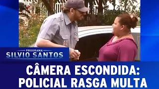 Câmera Escondida (10/07/16) - Policial rasga multa