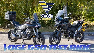 VOGE 650DS Test ride + VOGE 500DS on helmet camera  VOGE 650DS тест драйв + VOGE 500DS камера