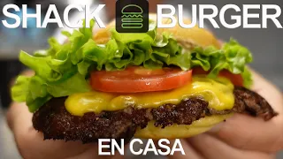 Como hacer LA hamburguesa de SHAKE SHACK en tu casa (Receta completa) | JohnJohnTips