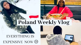 The Life Of An International Student In Poland | School |Content Creation + Trying Korean Food