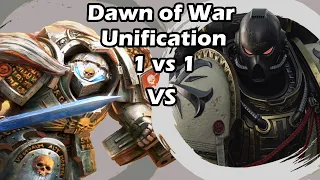 Dawn of War Unification: 1 vs 1 Black Templars (GabPR) vs Deamon Hunters (Euan Kenobi)