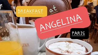 BREAKFAST AT ANGELINA PARIS, COME EARLY IN THE MORNING TO AVOID THE LINE