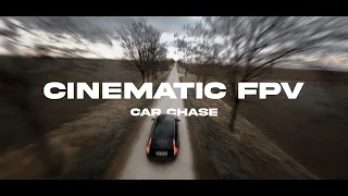 CINEMATIC FPV drone CAR chase in HUNGARY