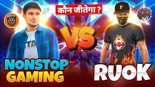 NONSTOP GAMING vs @RUOK1 🔥 || 🇮🇳 vs 🇹🇭 || First Time in History - Garena Free Fire